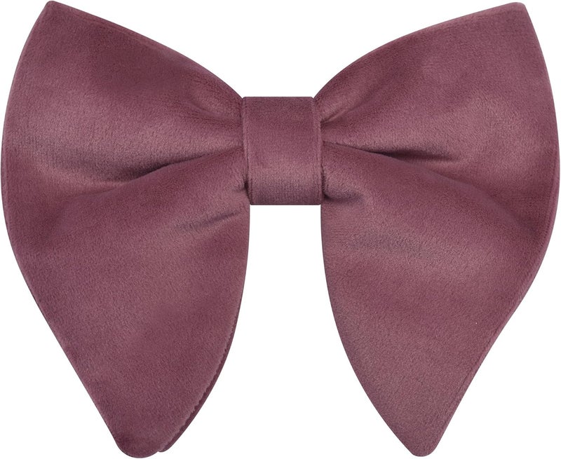 Branduce Velvet Bow Ties for Men Oversize Pre-tie Bowtie Tuxedo Bowties for Wedding - Image 1